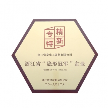 浙江省“隐形冠军”企业